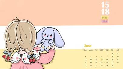 小女孩与玩偶兔