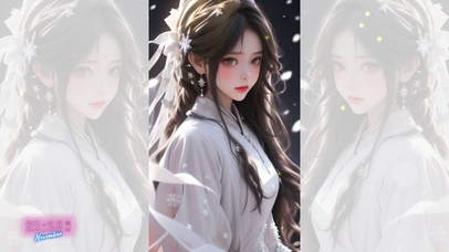 4K性感古风Ai美女插画