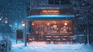 雪夜里的温暖小商店