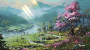 唯美写实风景