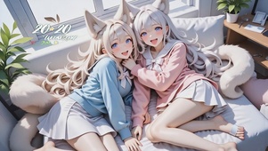 双生萌系猫少女