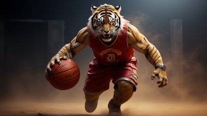 十二生肖之虎篮球运动员
