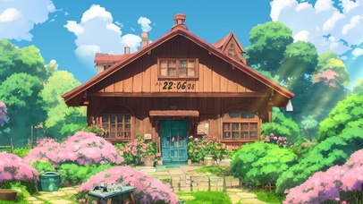 治愈 护眼林中小屋