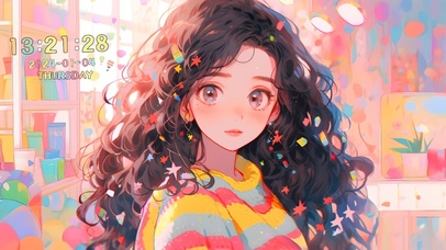 彩虹多巴胺女孩