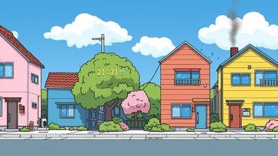 清凉夏日 清新街道