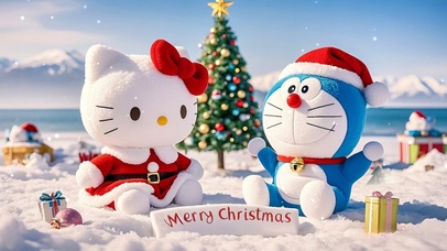 猫猫祝圣诞快乐