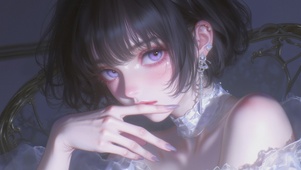 纯欲短发女孩