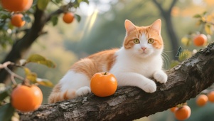 可爱橘猫