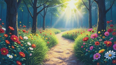 唯美风景森林壁纸