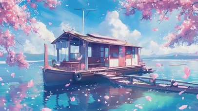 海上小木屋