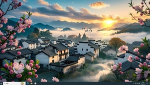 清晨江南水乡