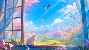 窗台的猫