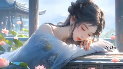 4k古风长裙女孩