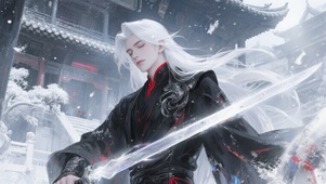 雪刃横霜鬓 我命由我不由天