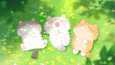 呼呼大睡的可爱猫猫