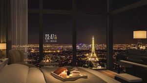 4K唯美治愈浪漫巴黎城市房间