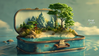 白云湖水小沙丘