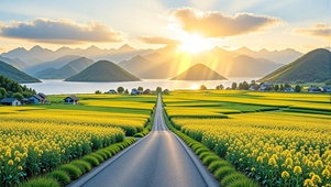 油菜花田