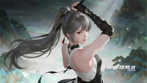绝美侧颜