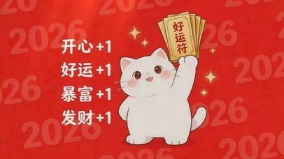 开心暴富小猫