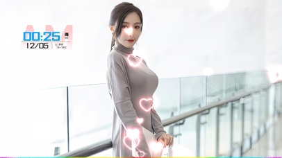 4K清纯紧身裙美女