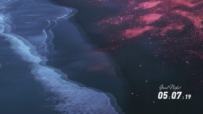 梦幻海滩插画