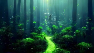 荧光森林小路