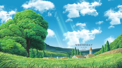 4K唯美治愈田野村庄