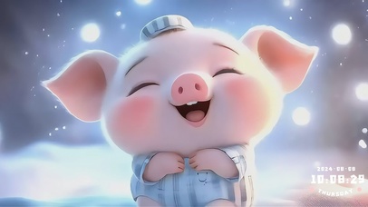 呆萌憨憨佛系猪（限免）