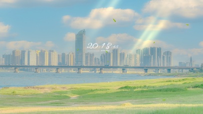 唯美治愈日系城市风景