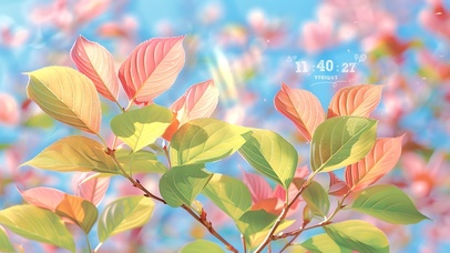 小清新春日色彩