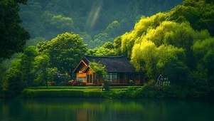 4k绿色风景