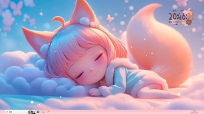 清新主题 可爱小妖狐