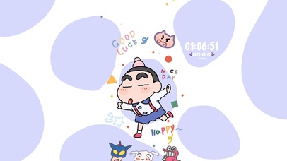 治愈紫 可爱小新