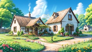退隐山林田园小屋