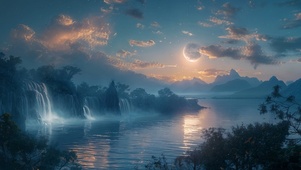 晴朗月夜