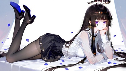 趴着的黑丝jk少女-塑心