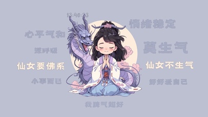 佛系仙女不生气打工人