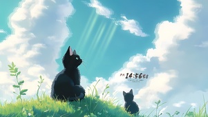 治愈 黑猫