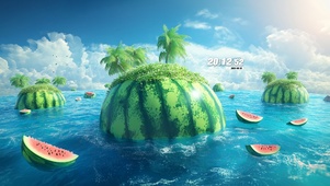 漂流的大大西瓜