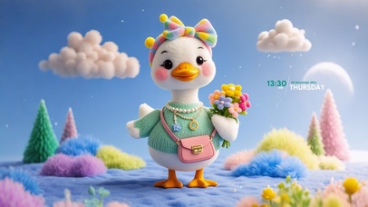 可爱时尚萌宠鸭