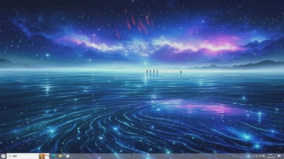 动漫AI神秘之海-桌面主题
