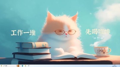 工作一堆 先喝咖啡