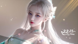 清纯洁白少女