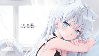 4K清纯可爱猫耳少女