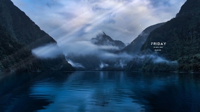 4K唯美治愈清晨山景