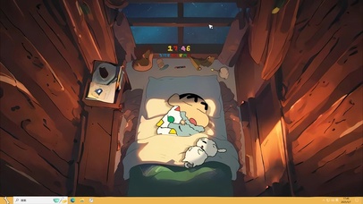 晚安小新—【主题桌面】