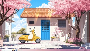 阳光樱花小院