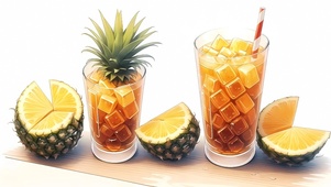 夏日菠萝冰