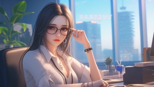 柳眉杏眼动春心